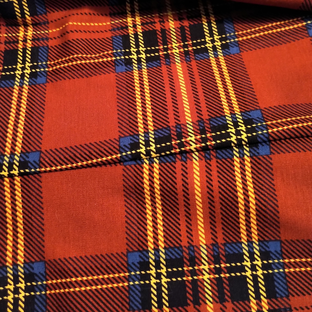 🆕BETSEY JOHNSON RED PLAID PREMIUM PONTE BLAZER - Picture 8 of 11